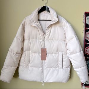 Girlfriend Collective Snow Classic Recycled Puffer